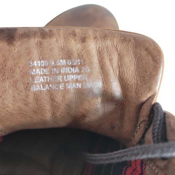 Clarks Mens Boots Brown Size 9.5M Bonitto Mid Leather Lace Up Ankle Style 34108 - Picture 10 of 11